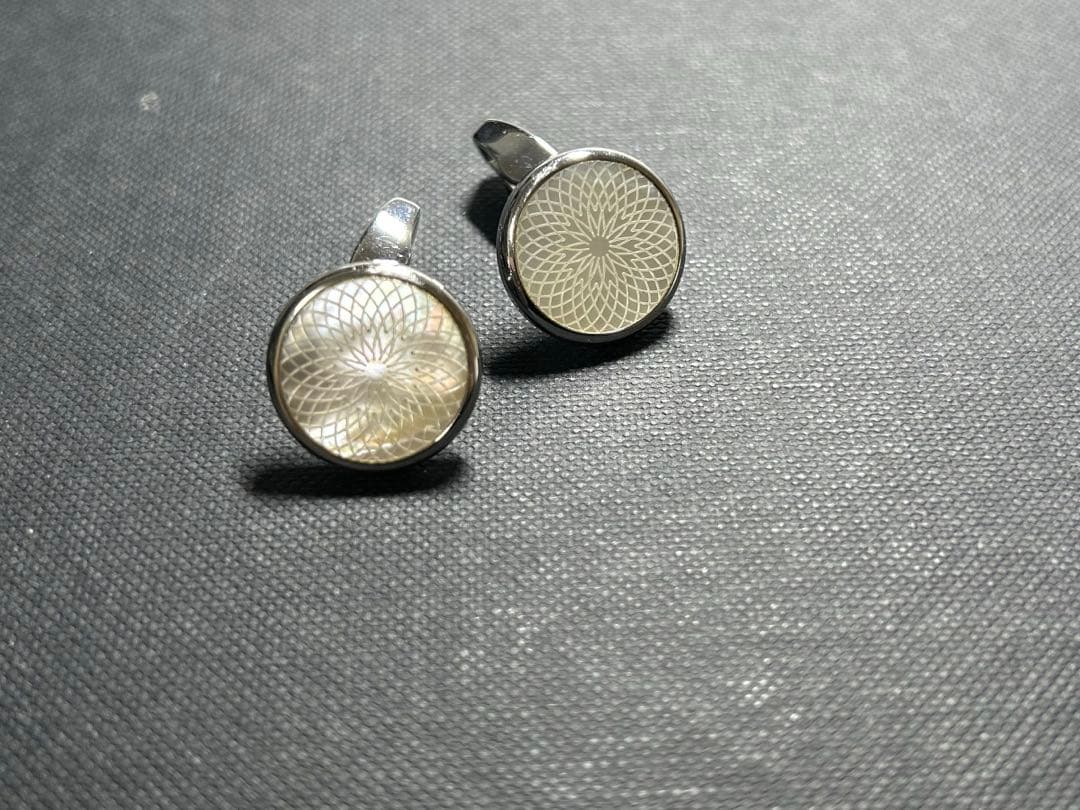 カフス　ブランド　白蝶貝　TATEOSSIAN タテオシアン