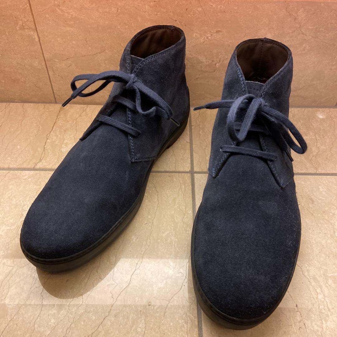 TOD'Sトッズ　ペブルスエードショートブーツ　チャッカブーツ　デザートブーツ