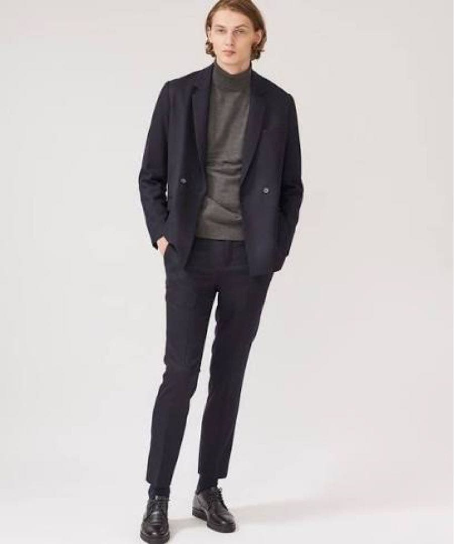 【STUDIOUS】サキソニーストレッチセットアップダブルジャケット