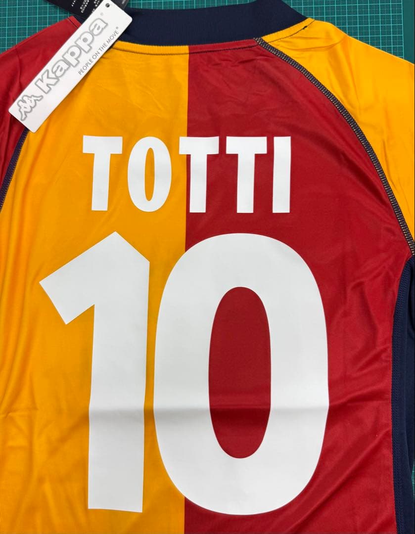 ASローマ ユニフォーム　01/02 チャンピオンズリーグ　トッティ　セリエA