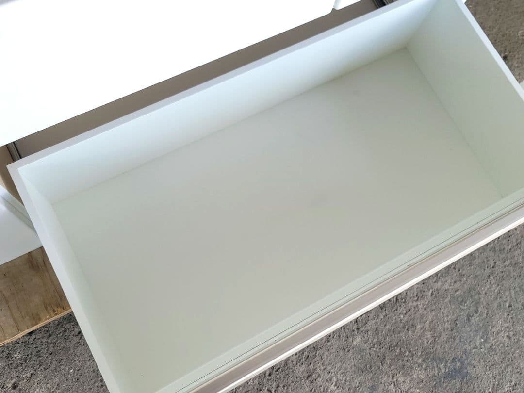 引取り限定！幅120cm キッチンボード 食器棚 アルミナ2 120KB ニトリ