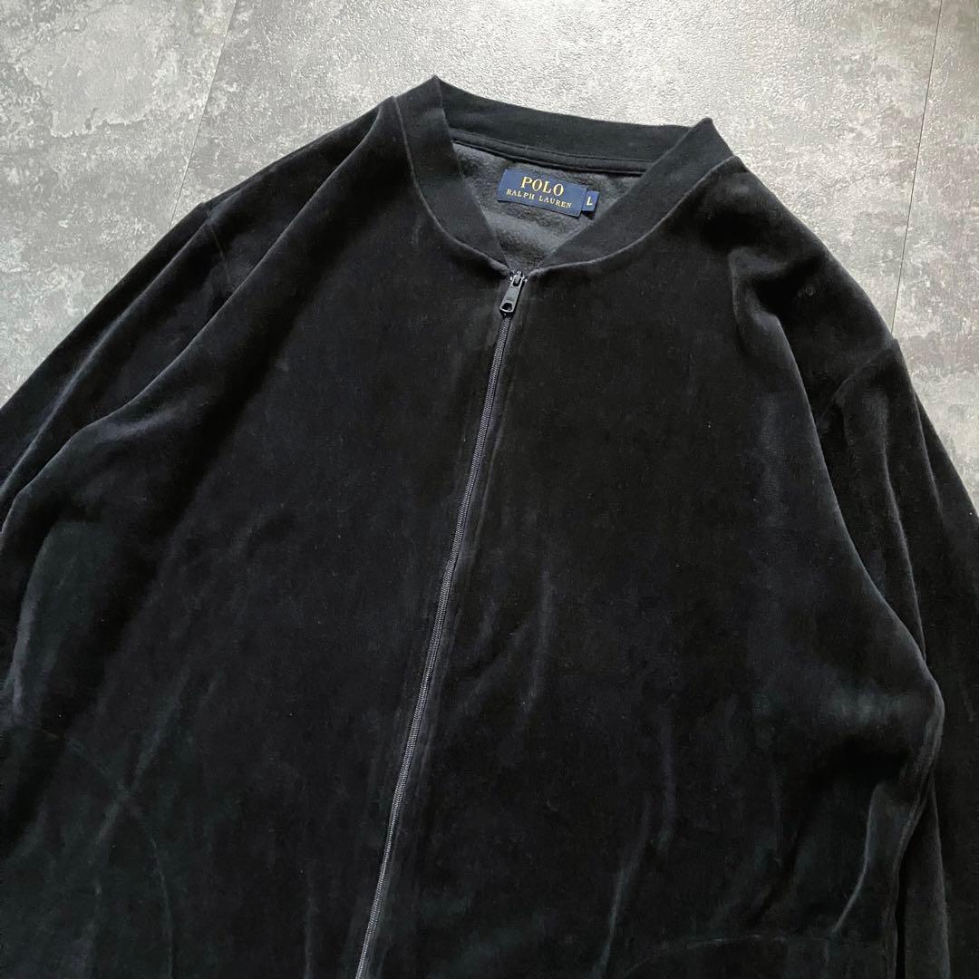 トップス POLO RALPH LAUREN velour setup jkt+pants