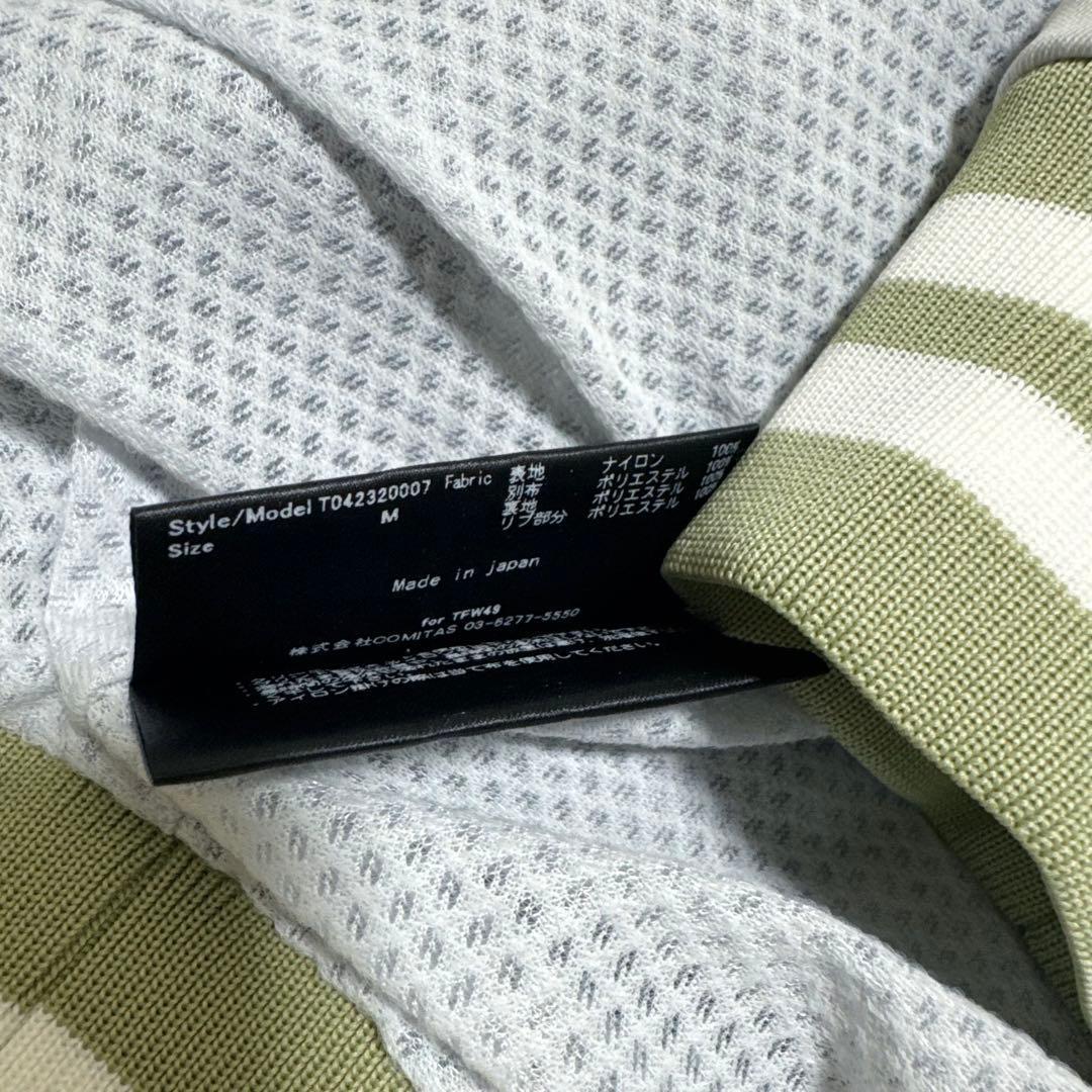 激レア！ 極美品✨ TFW49 スタジャン ナイロン リブ切替 カーキ スポーツ