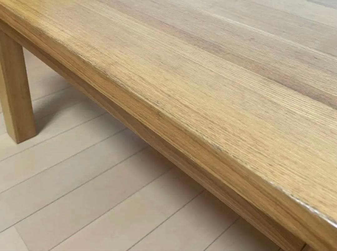 MUJI 無印良品 タモ材 ローテーブル 350H【絶版】