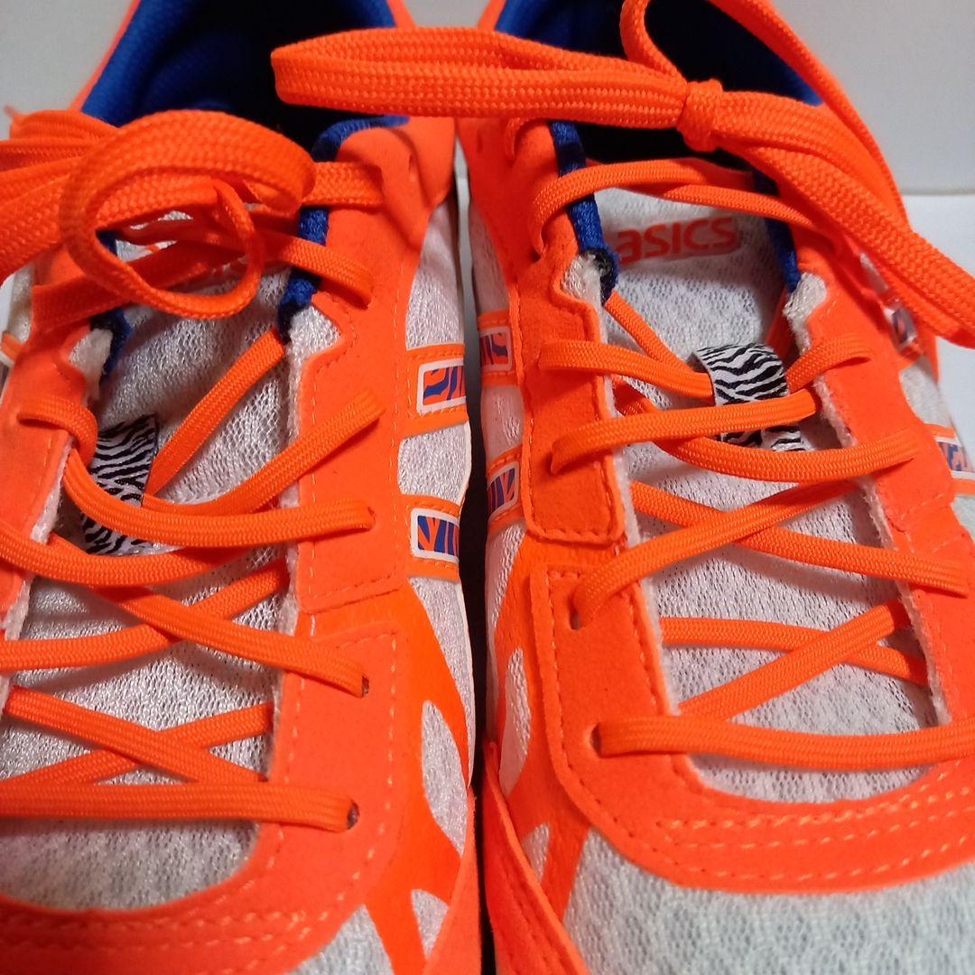 (未使用品) アシックス ヒートレーサー オレンジ 27cm