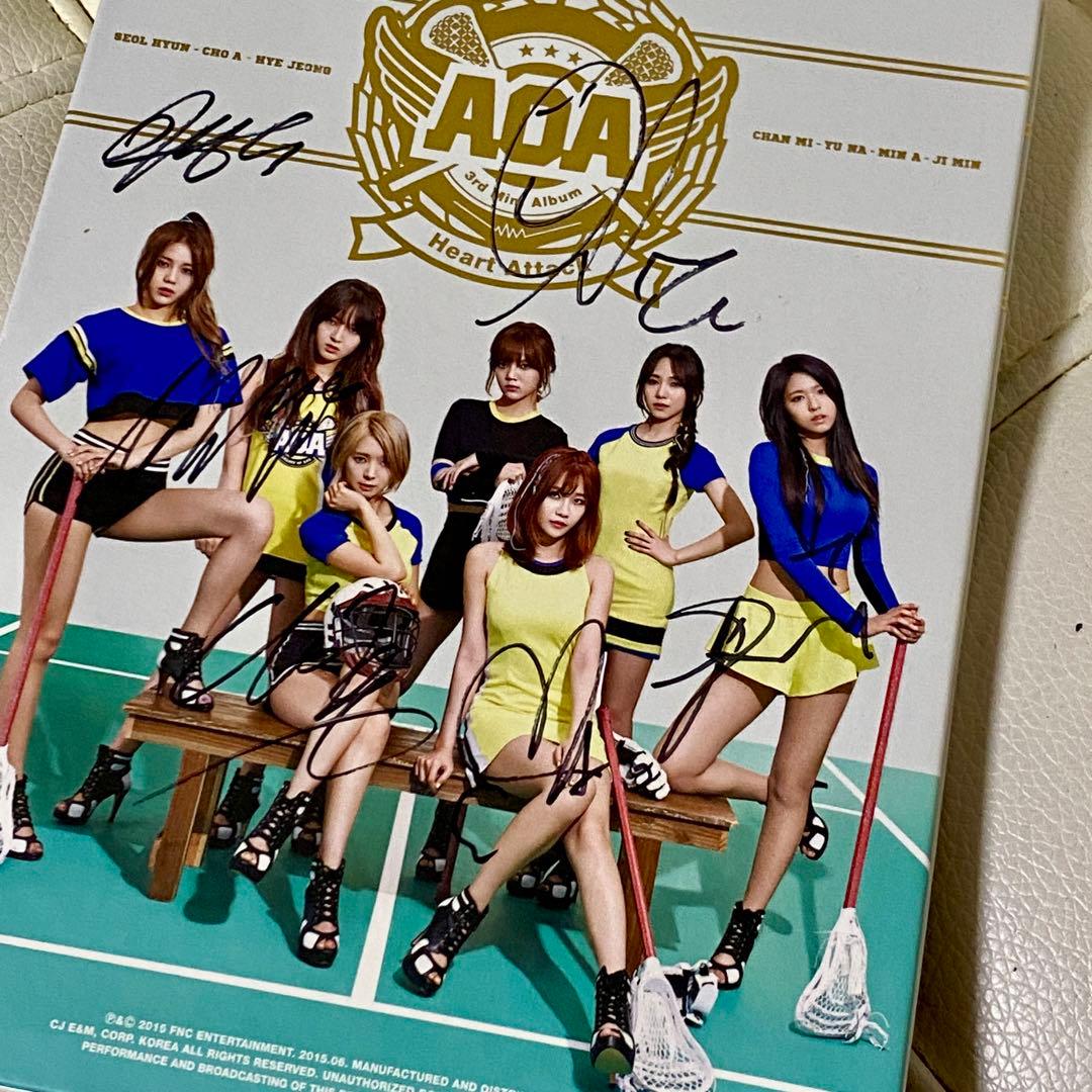 K-POP・アジア AOA kpop hand signed album kpop