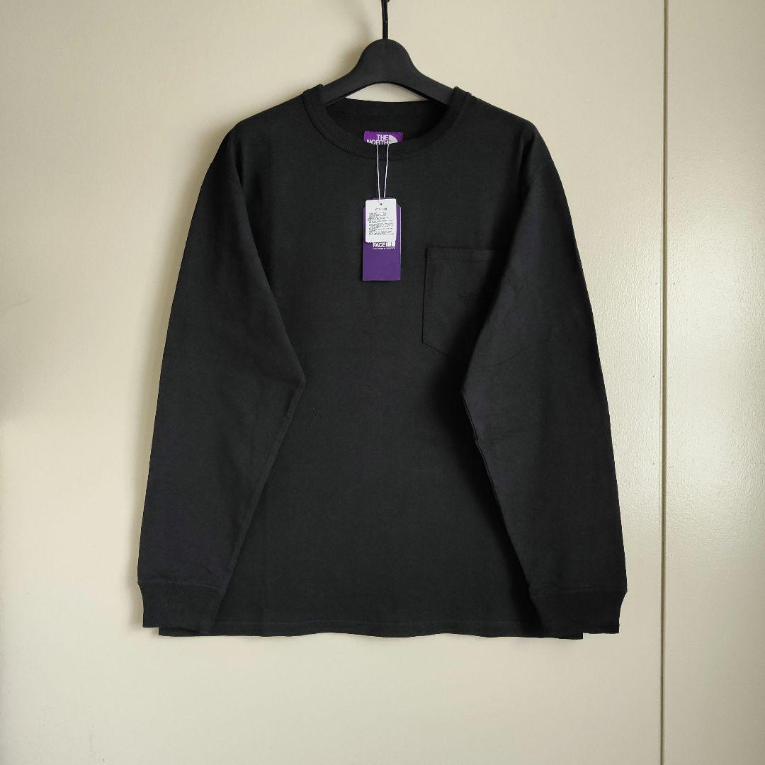 パープルレーベル　ポケットTシャツ　N25FT063　ブラック　XL　新品①