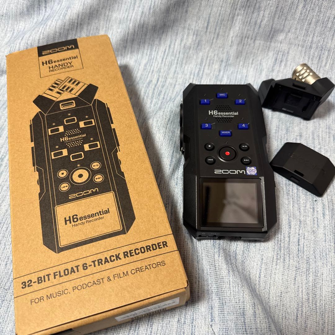 32bitフロート録音対応 ZOOM H6essential ハンディレコーダー