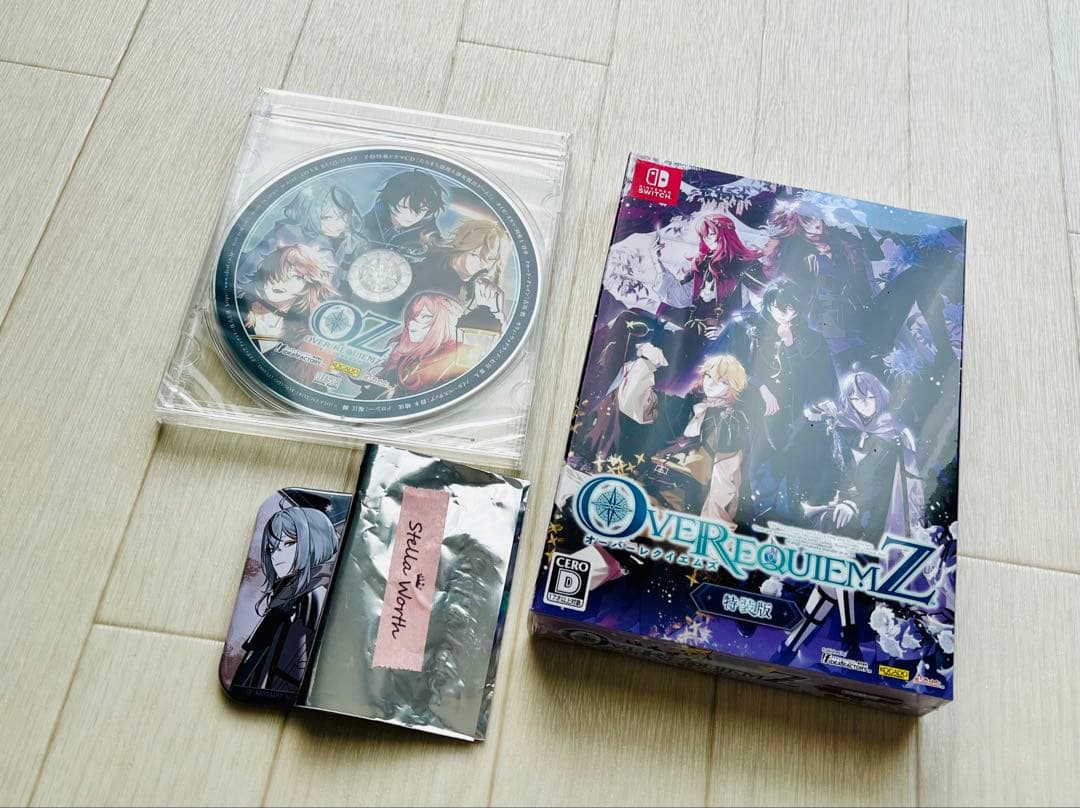 OVER REQUIEMZ 限定版/ドラマCD付き/ステラ缶バッチ(モリィ)