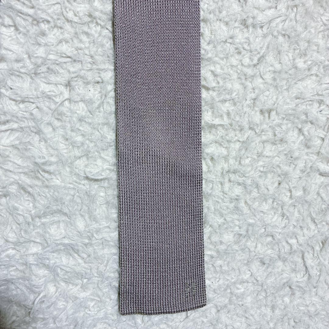 v8 ⭐️エルメス HERMES ニットタイ 4WAY Hロゴ刺繍