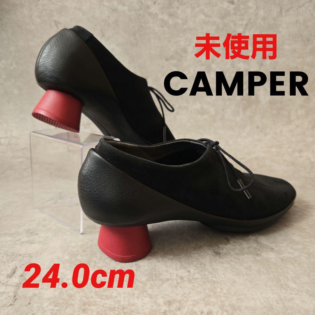 未使用★ CAMPER カンペール ALRIGHT ブラック レースアップ 24