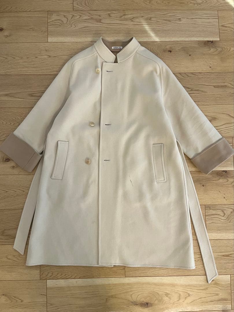ジャケット・アウター AURALEE 20AW SUPER FINE MELTON LONG COAT