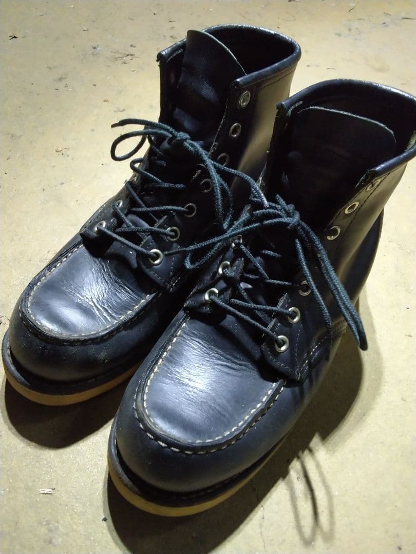 Red Wing Shoes ブラックハイカットブーツ US 6.5