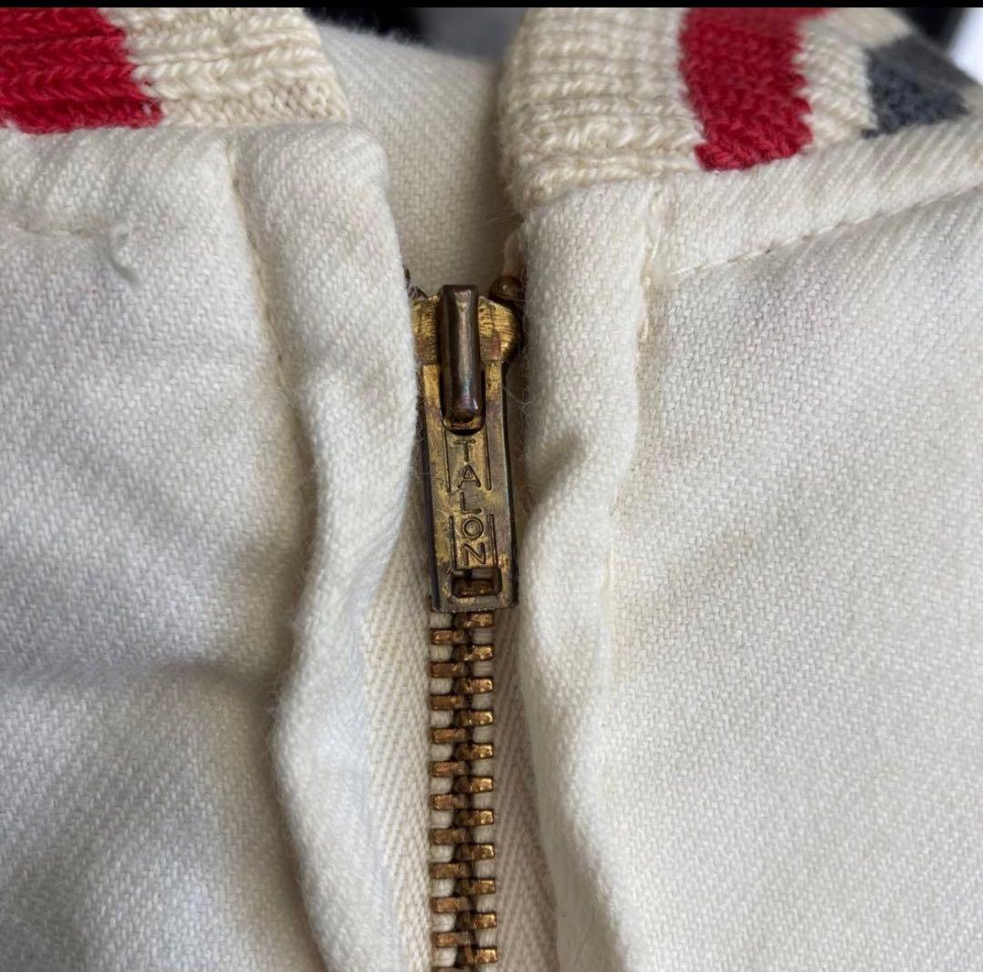 50s 60s タロンフルジップ トラックジャケット スウェット ビンテージ