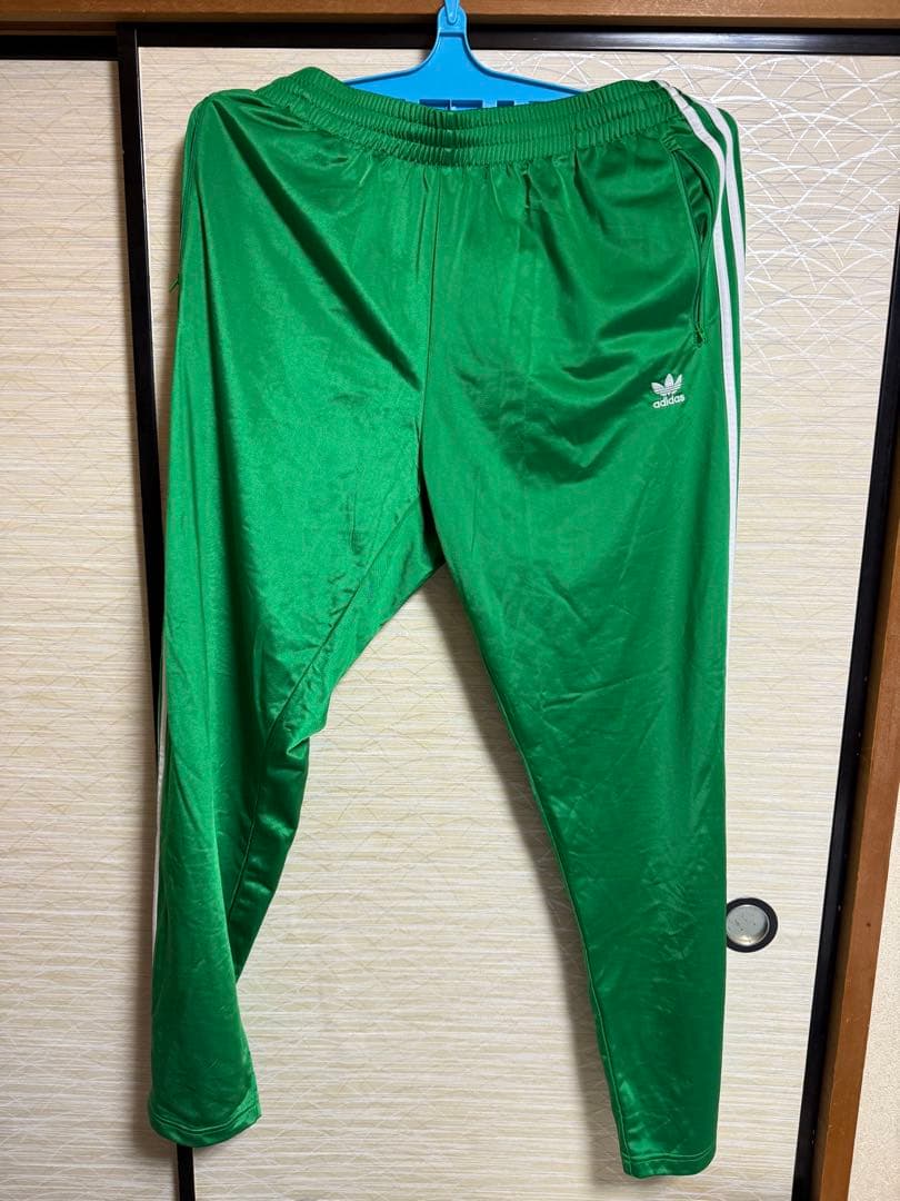 adidasアディダスファイヤーバードパンツ　グリーン大きいサイズ7XL 6XO