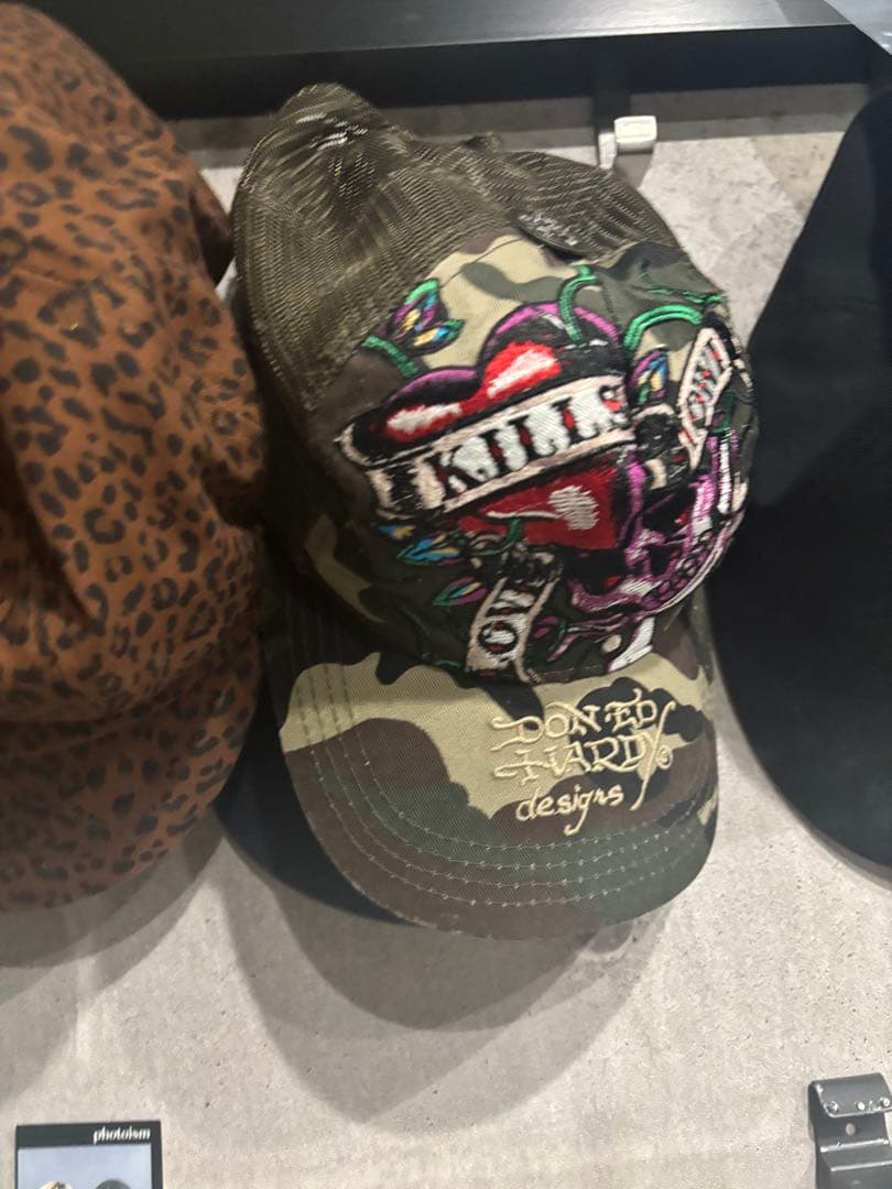 Ed Hardy カモフラージュキャップ