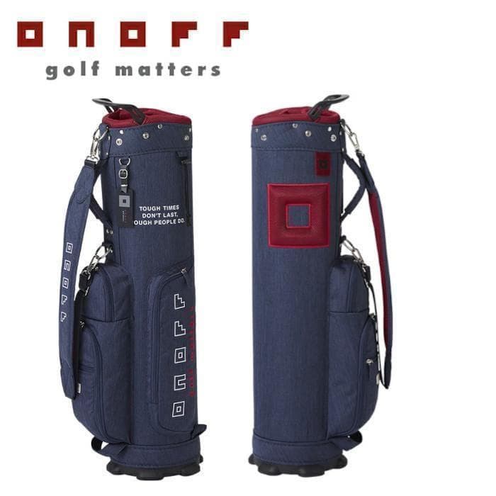 新品 ONOFF オノフ 軽量キャディバッグ OB1225 ネイビー 7型