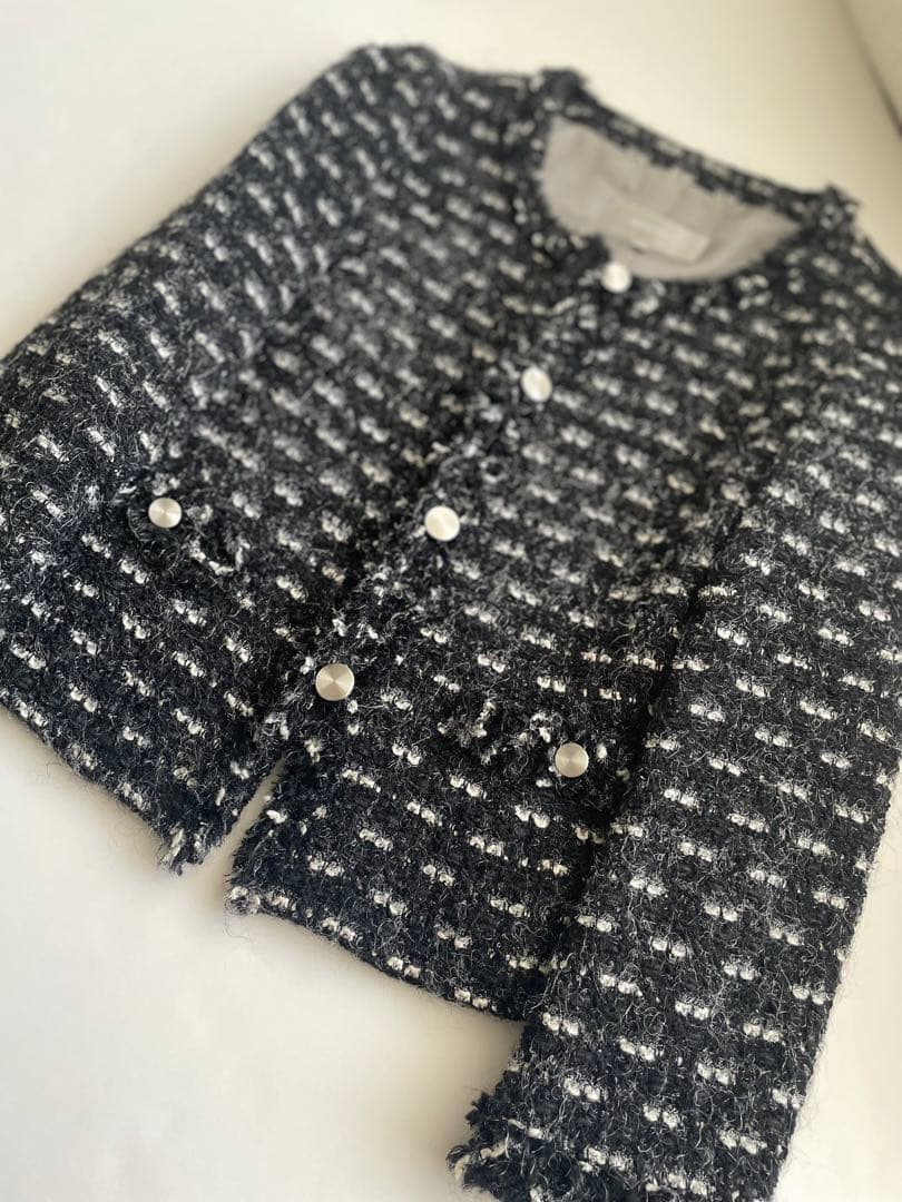 【BALLSEYトゥモローランド】 ツイードジャケット　リントン