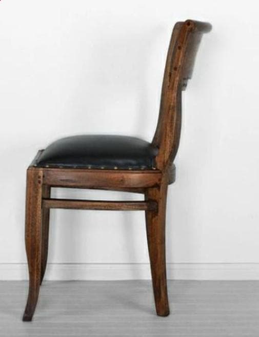 【難あり】ダイニングチェア カリッジマーケット チーク材 イタリーノアーム　1脚