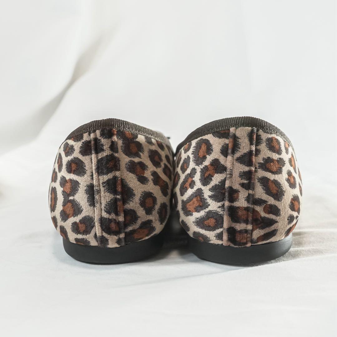 ☆未使用級☆ レペット　フラットシューズ　バレエシューズ　レオパード柄　37.5