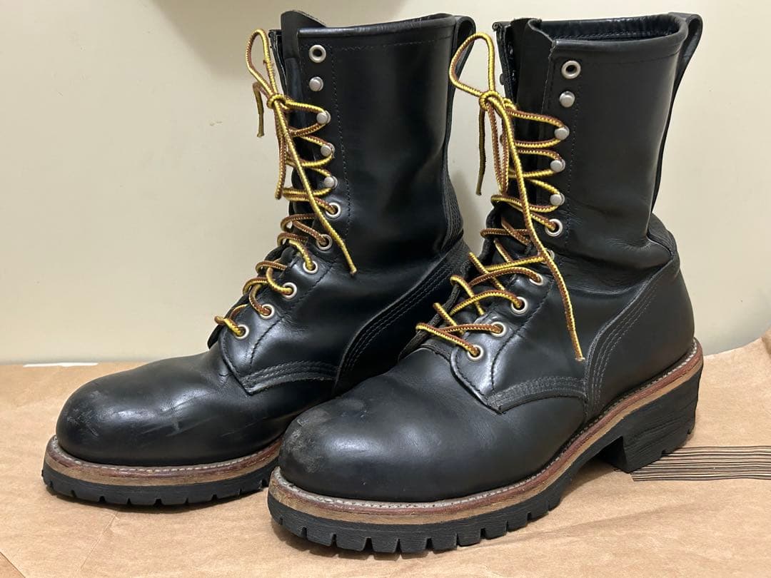 REDWING 2218 US 9.5 黒 ロガーブーツ　レッドウィング