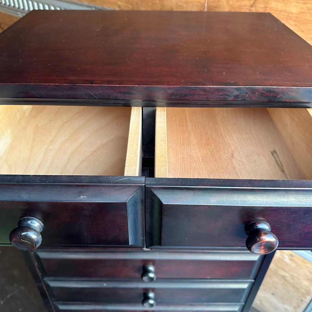 民芸家具 9段チェスト 整理タンス 箪笥 アンティーク