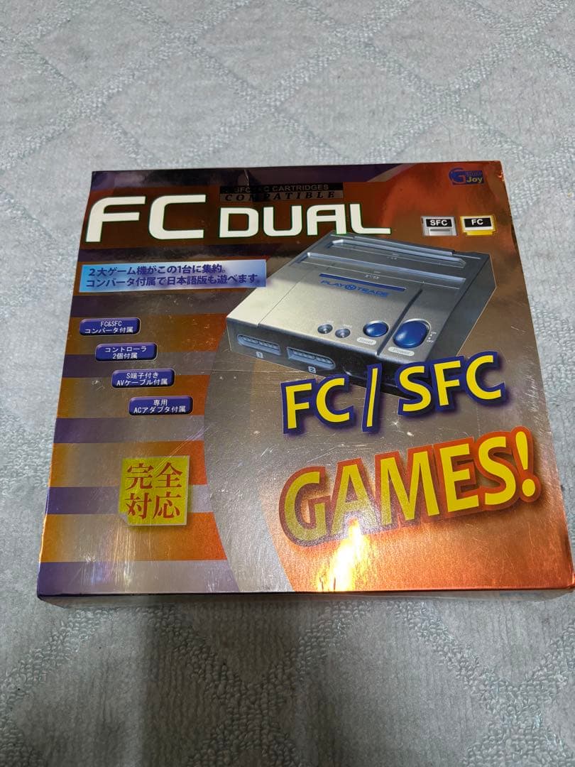 FC Dual ゲーム機 FC/SFC対応 スーパーファミコンソフト4本セット
