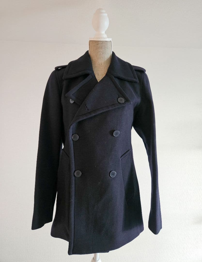 アニエスベー　ピーコート　フランス製　４４(Sサイズ相当)