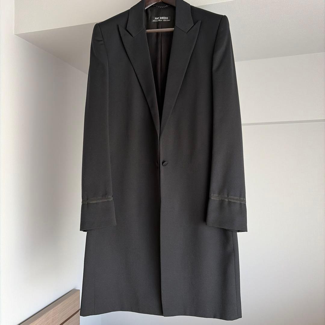 RAF SIMONS チェスターコート ブラック　48
