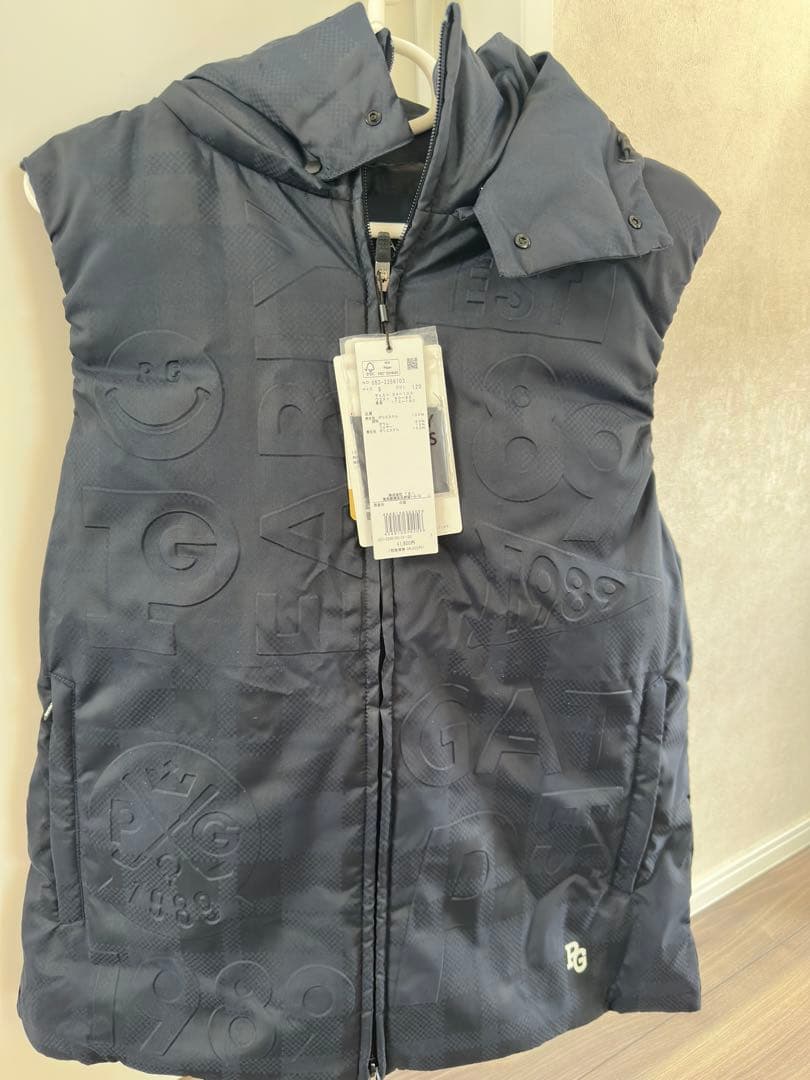 タグ付き未使用　PEARLY GATES ネイビーダウンベストサイズ5