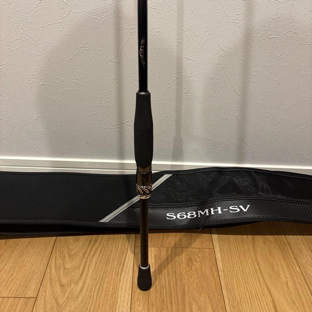 スティーズ　リアルコントロール　S68MH-SV バスロッド ロッドケース付き