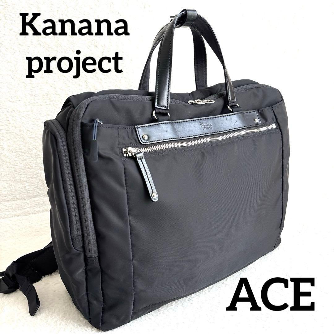 カナナプロジェクト ACE ワークリュック　海外旅行　スリ対策　ビジネス 黒
