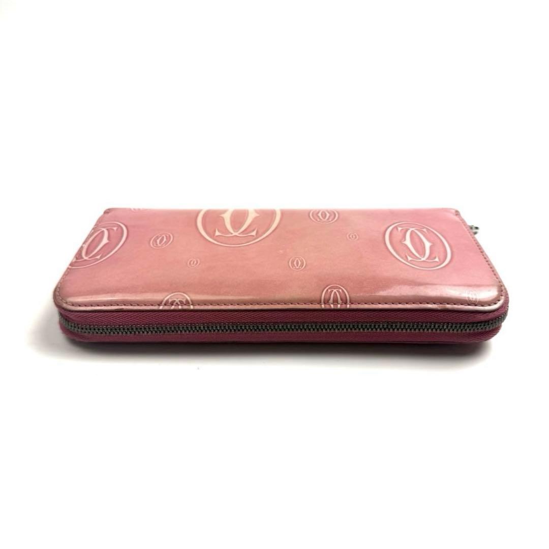 Cartier カルティエ ハッピーバースデー ラウンドファスナー 長財布