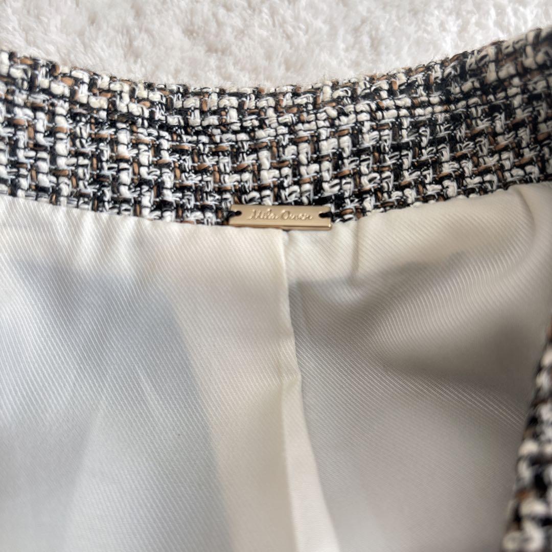 ミラオーウェン BAILA掲載 ツイード ダブルブレストジャケット美品