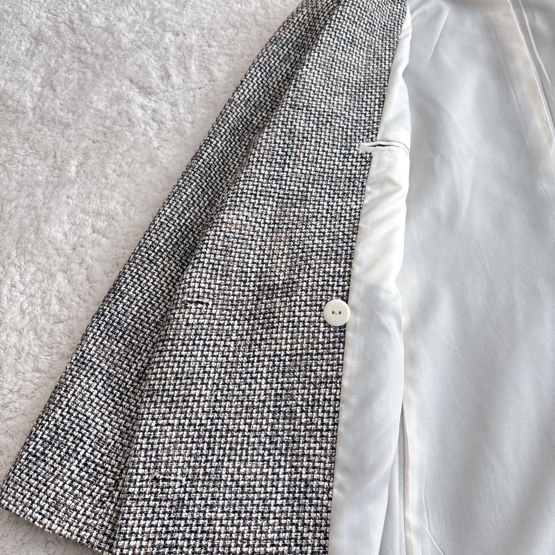 ミラオーウェン BAILA掲載 ツイード ダブルブレストジャケット美品