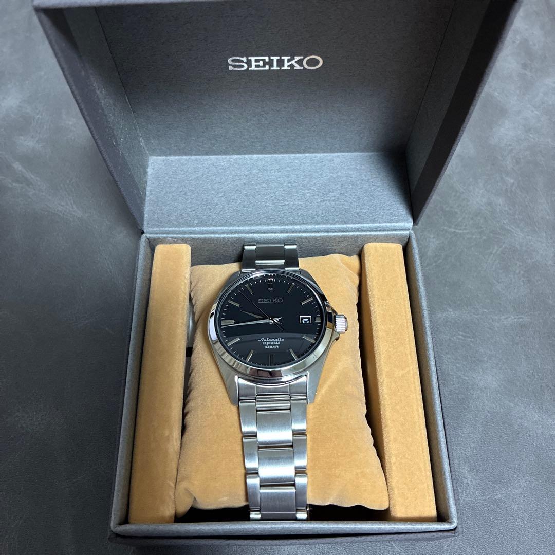 SEIKO SZSB012 ブラック　自動巻き腕時計