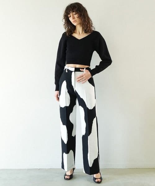クラネ LOW WAIST STRAIGHT PANTS
