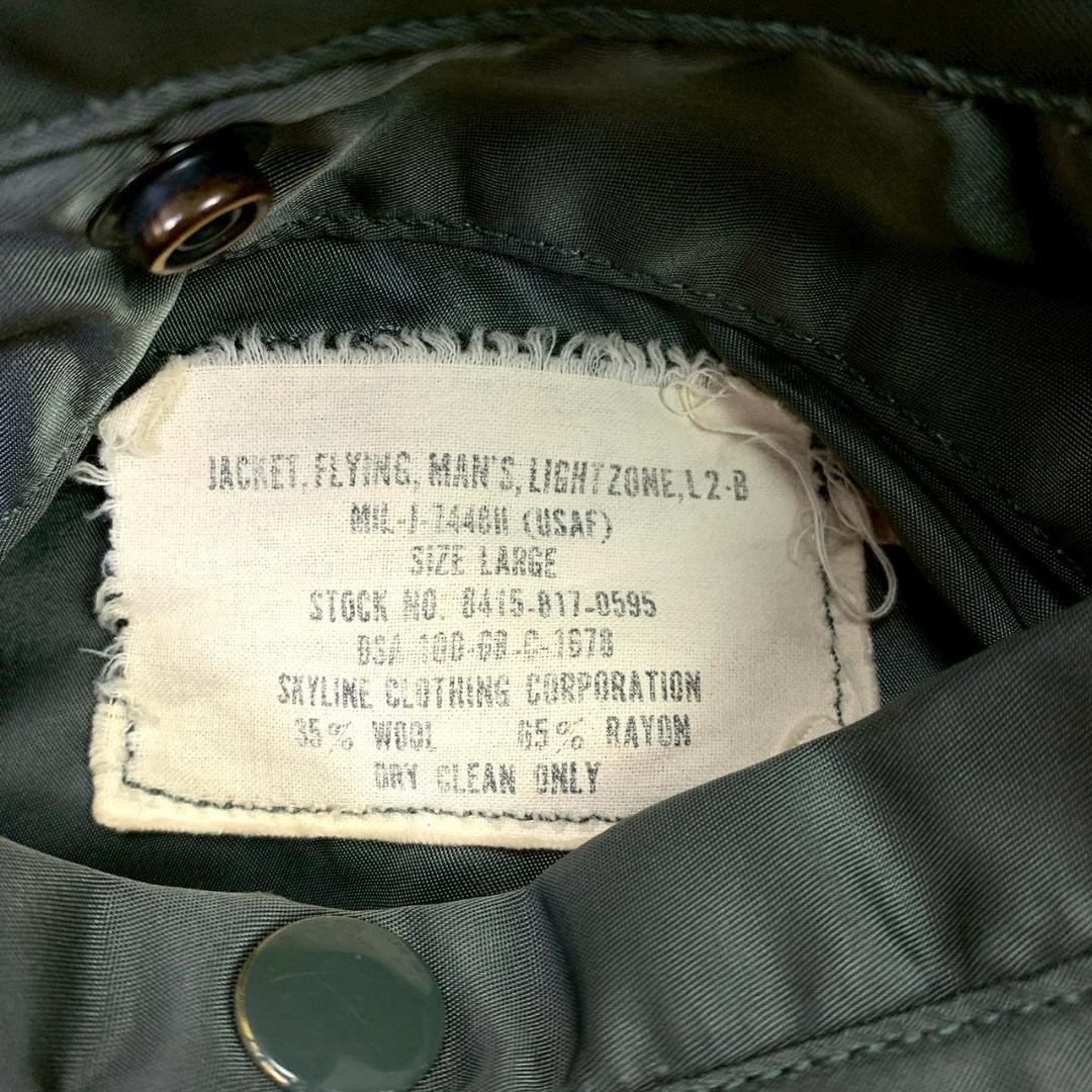 68年 米軍実物 L-2B SKYLINE CLOTHING社製 L　D867