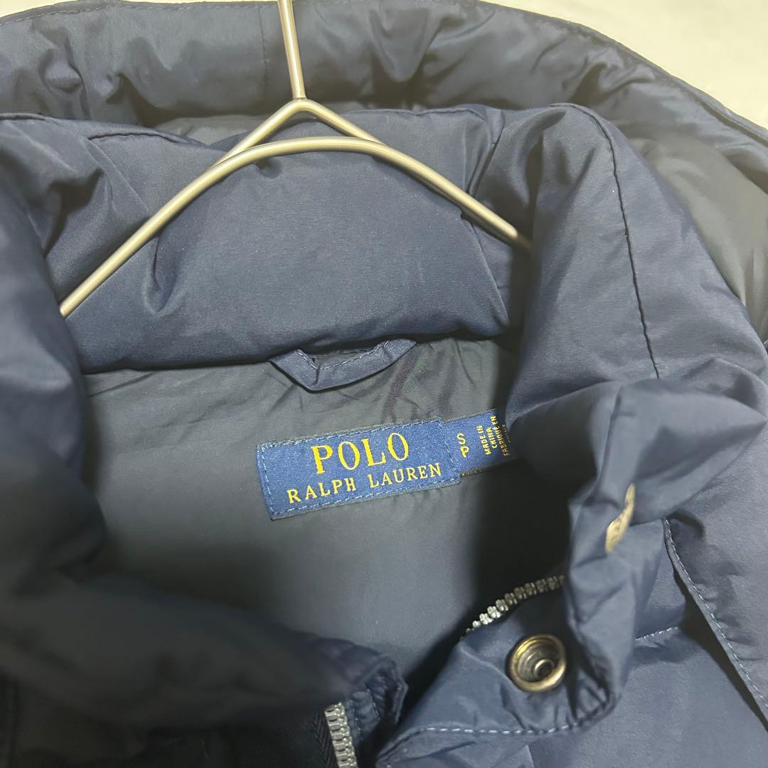 ポロラルフローレン　ダウンベスト　ポニー刺繍　定番　人気商品　ネイビー　2WAY