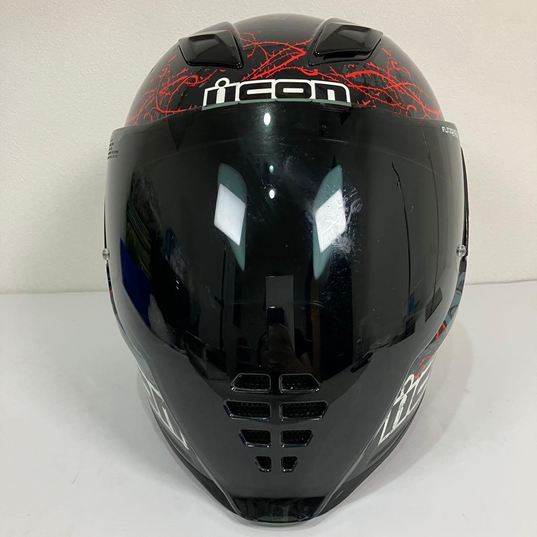 ICON AIRFLITE SKULL 18 フルフェイス ヘルメット 2XL