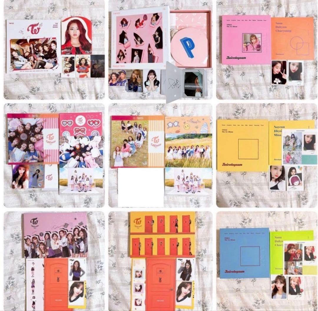 TWICE アルバム まとめ売り トレカ フォトカード CD フォトブック