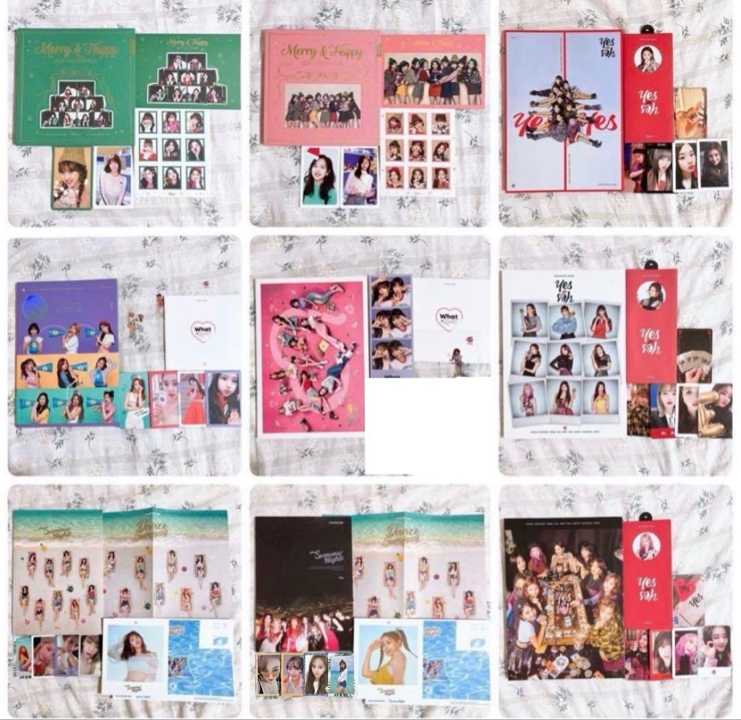 TWICE アルバム まとめ売り トレカ フォトカード CD フォトブック