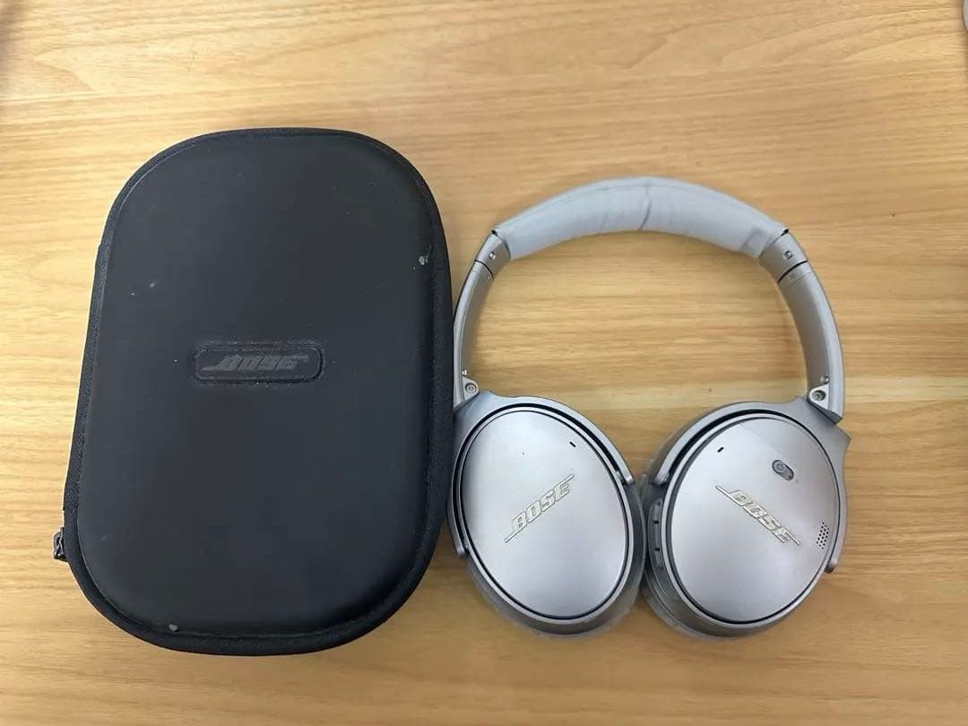 【極美品】Bose QC35（初代）シルバー 新品パッド交換済 リフレッシュ済