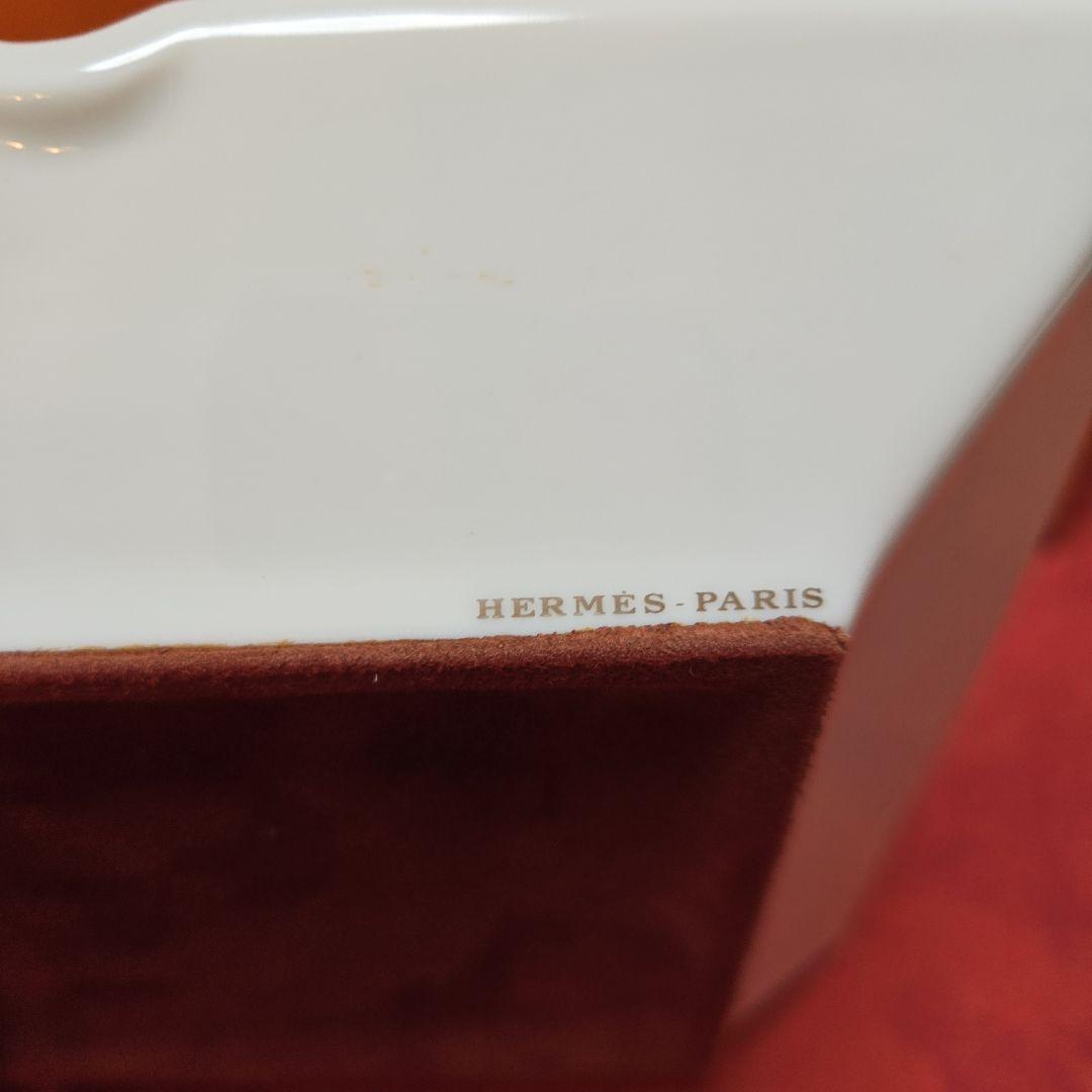 HERMES スクエア型灰皿 ホワイト 美品‼