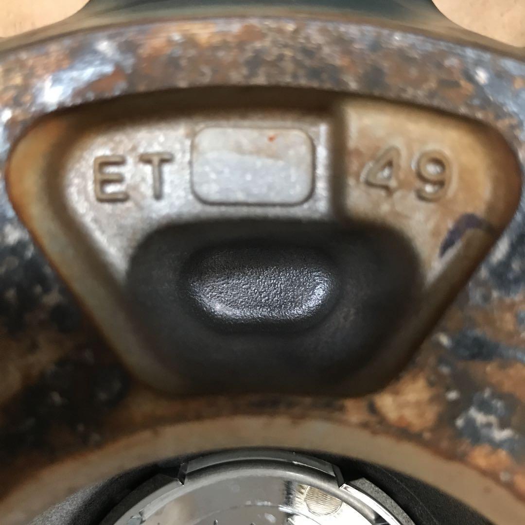 メーカー不明(日本製)メッキアルミホイール17インチ7J