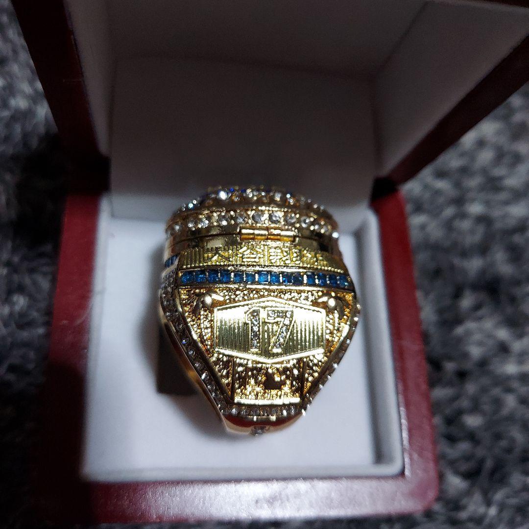 大谷翔平　漢字　ドジャース　2024年　チャンピオンリング　レプリカ　木箱セット