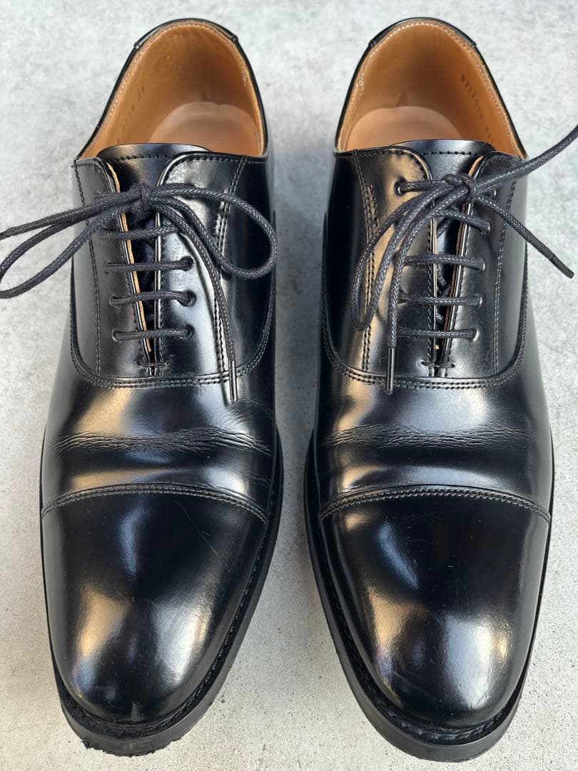 REGAL ブラック ドレスシューズ ストレートチップ