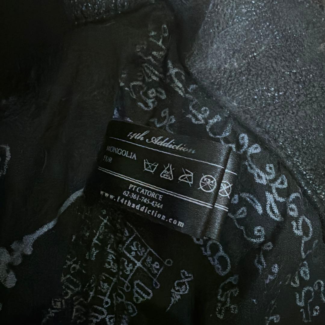 14th addiction レザー ファー バッグ v系 archive