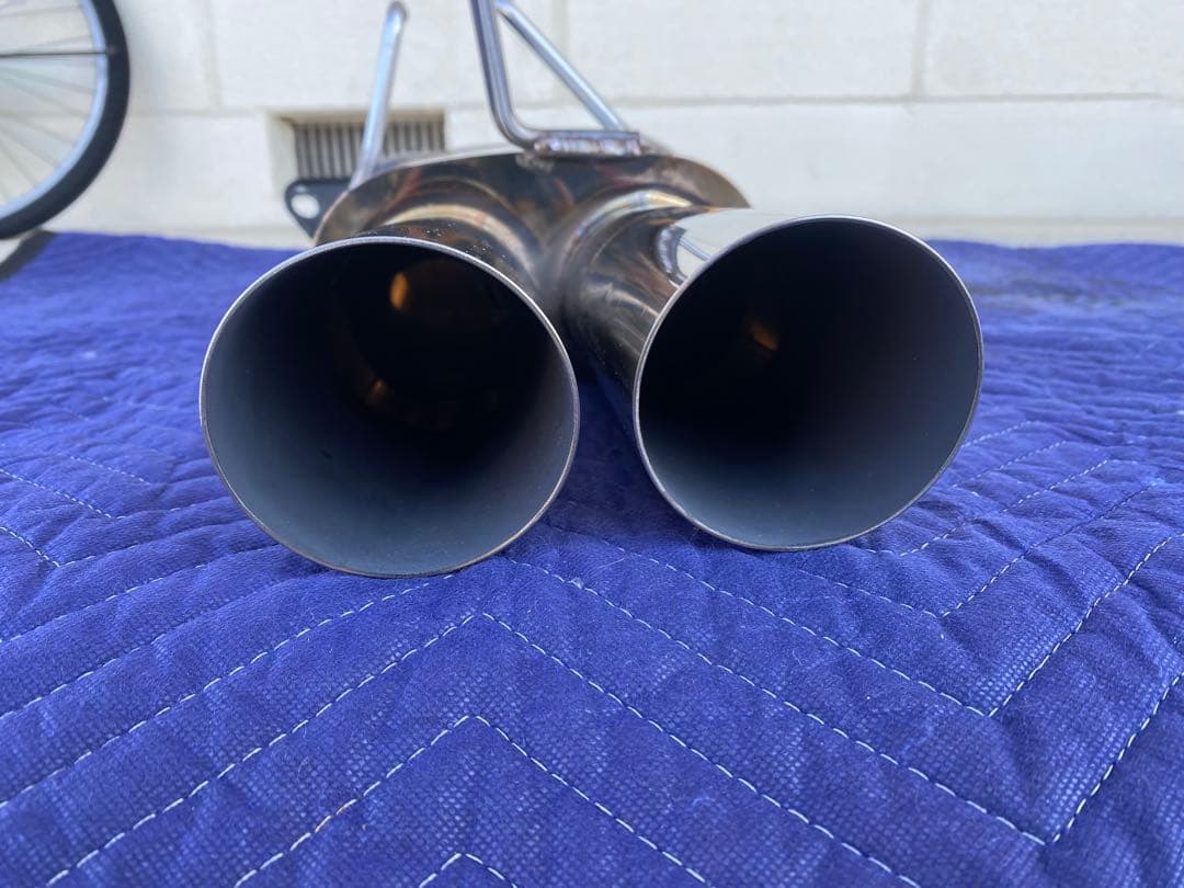 ゼストスパーク ロッソモデロ デュアルエンドパイプマフラー ＋出口延長加工