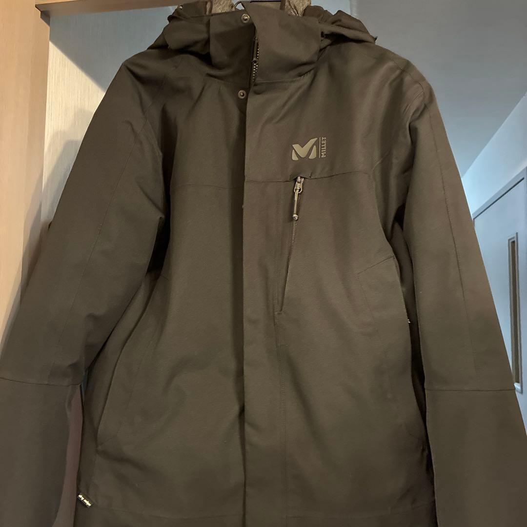 MILLET スキースノボウェア 上下セット ブラック 上 M、下 L